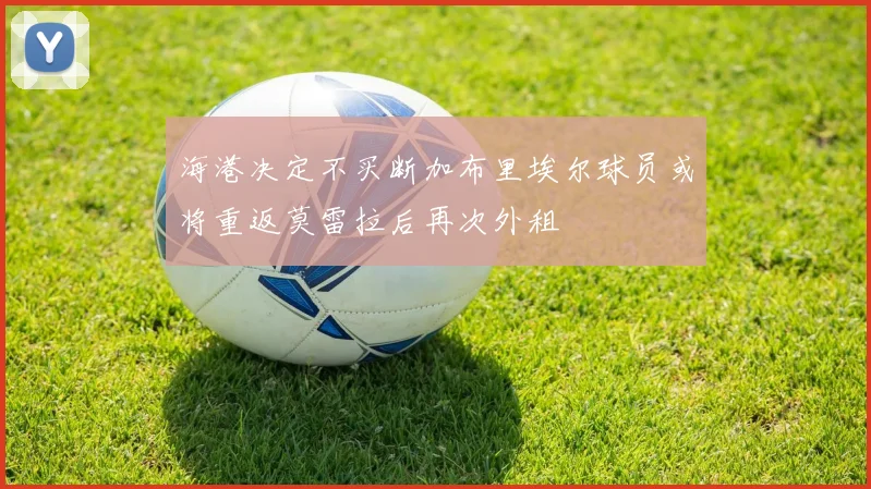 海港决定不买断加布里埃尔球员或将重返莫雷拉后再次外租